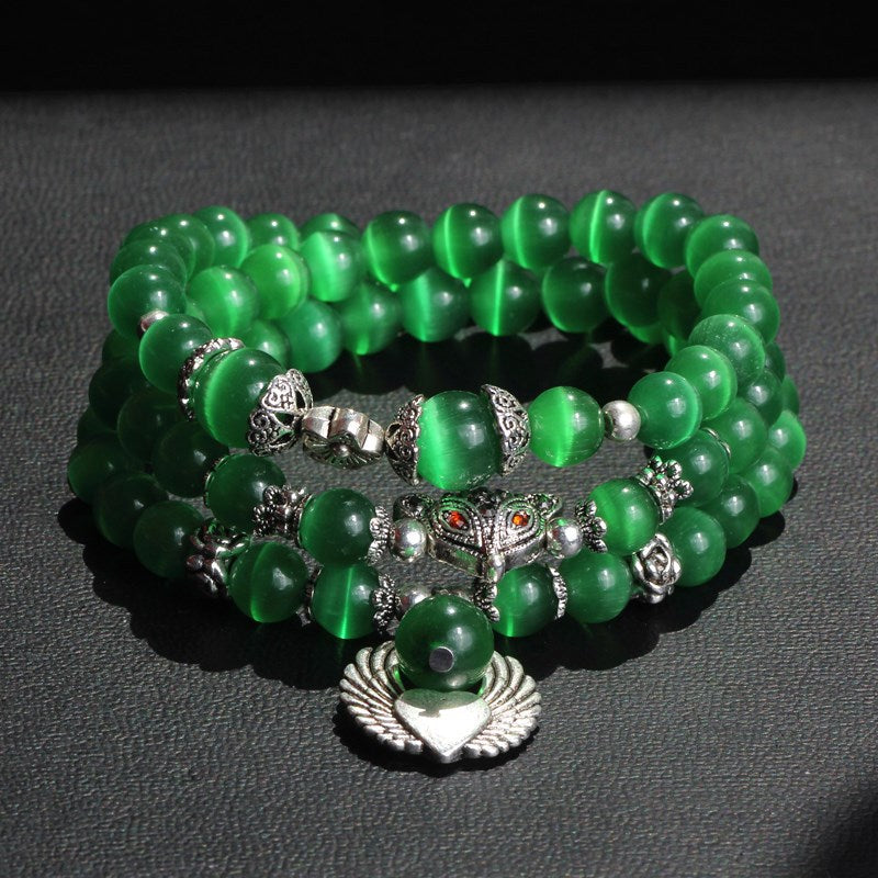 Wholesale Crystal Opal 3 Circle Bracelet